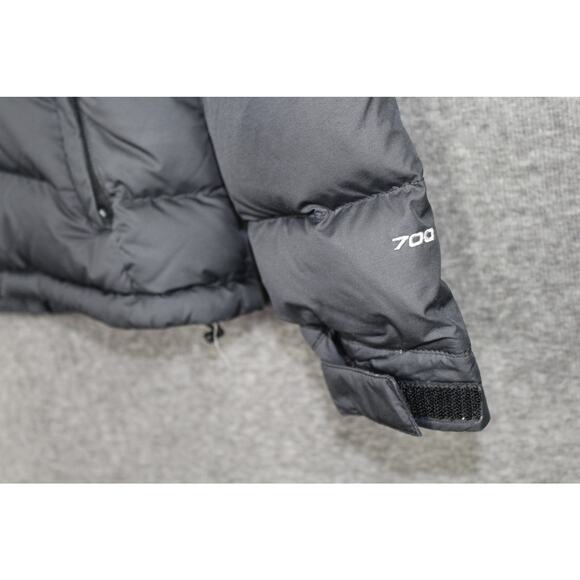The North Face 700 Women’s Black Puffer Jacket Size M Outdoor Goose Down - Picture 4 of 7